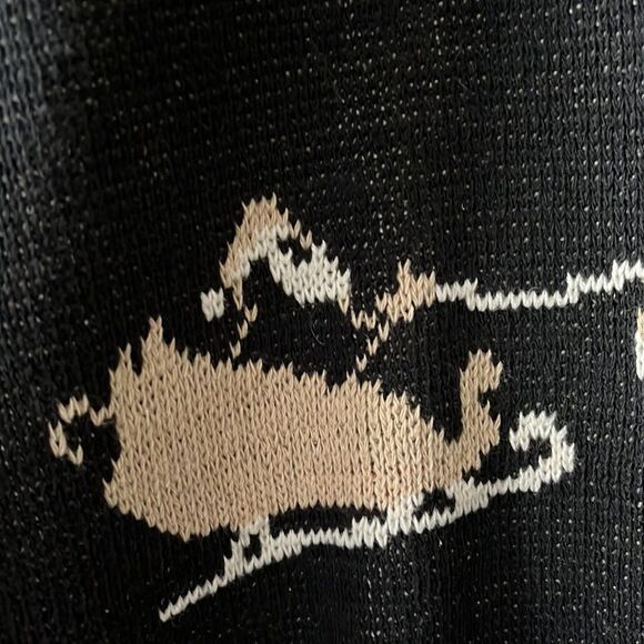 Binghamton Knitting Co. Christmas Santa Sweater Size Large NWOT Made in USA - Picture 4 of 10